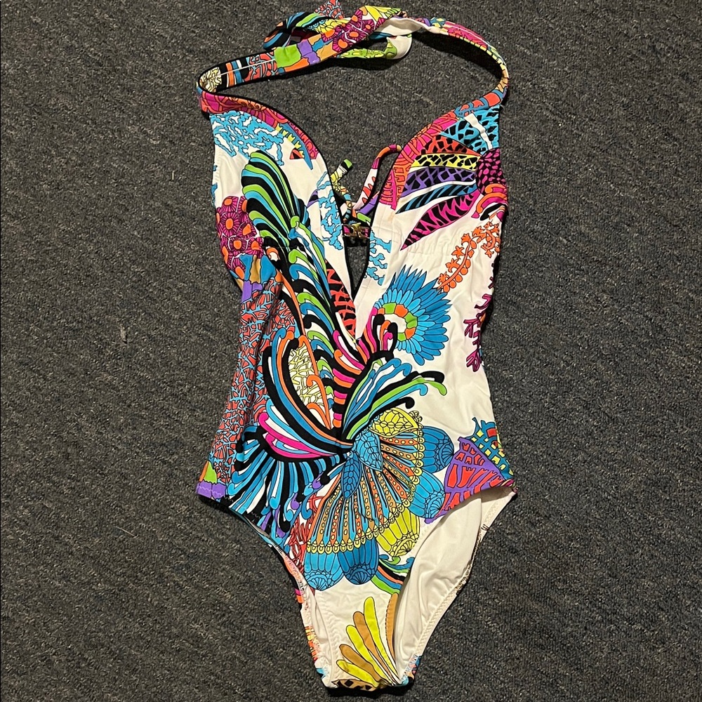 Trina Turk Multicolor One Piece Swimsuit
